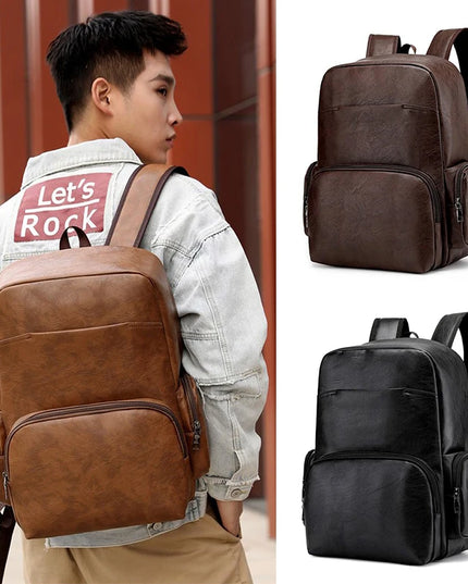 Lederrucksack Herren – Business & Laptop Rucksack für Büro & Reise