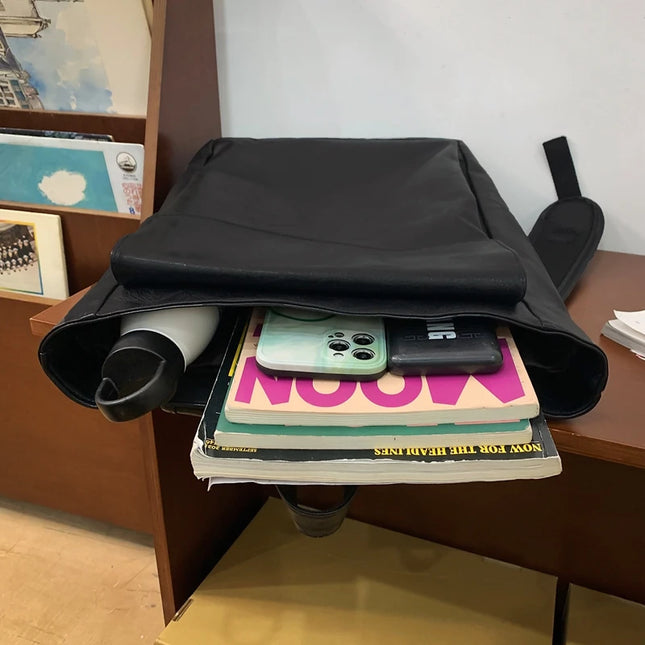 Vintage Leder Rucksack Damen – Y2K Mode für Reise & Schule
