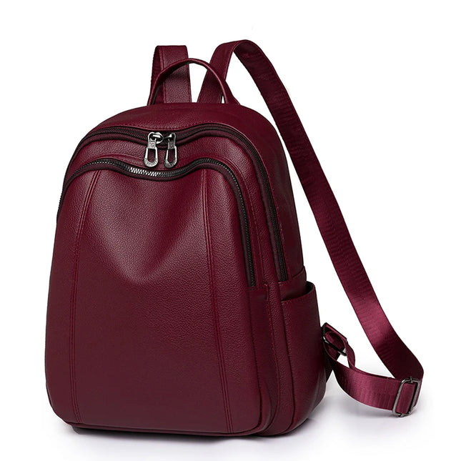 Vintage Lederrucksack Damen – Groß & Praktisch für Alltag & Reise