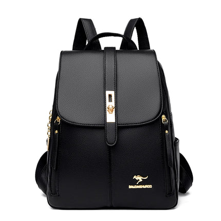 Collection image for: Schwarzer Leder Rucksack