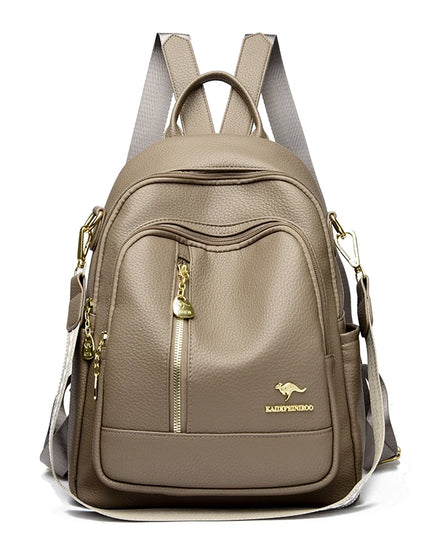 Vintage Leder Rucksack Damen – Geräumiger Begleiter für Alltag & Reise