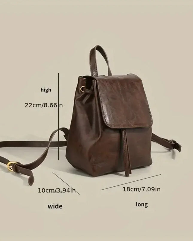 Kleiner Leder Rucksack für Damen – Dein kompakter Begleiter