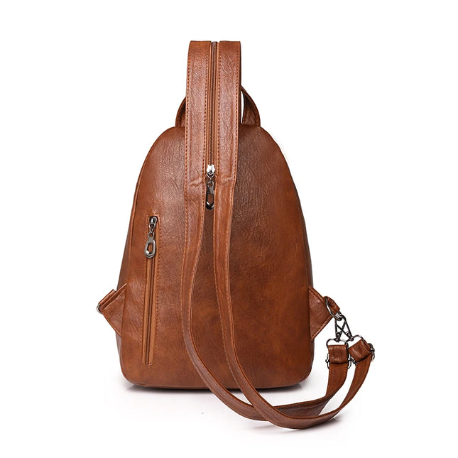 Kleiner Leder Rucksack Damen: Weich, retro & vielseitig für jeden Tag