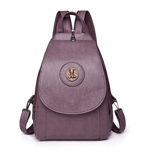 Kleiner Leder Rucksack Damen – Vielseitiger Begleiter im Vintage-Stil