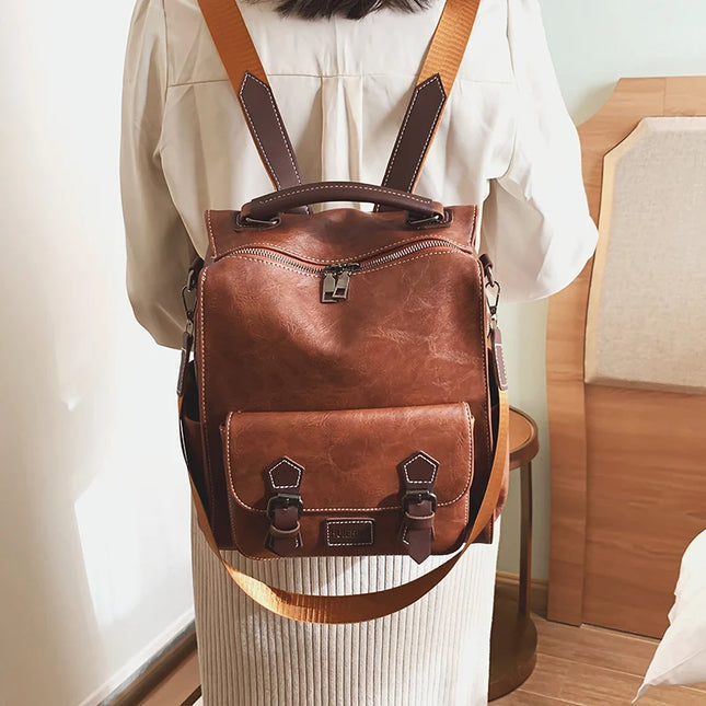 Vintage Lederrucksack Damen – Dein Begleiter für Alltag & Reise