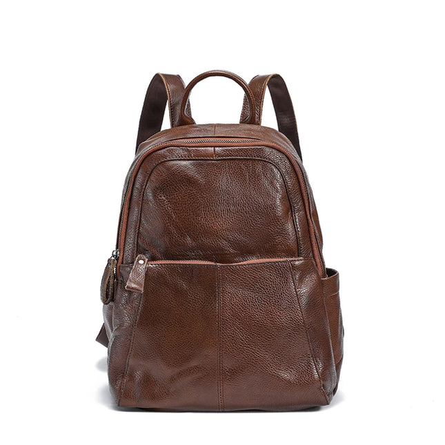 Damen Leder Rucksack aus weichem Rindsleder für Alltag & Reise