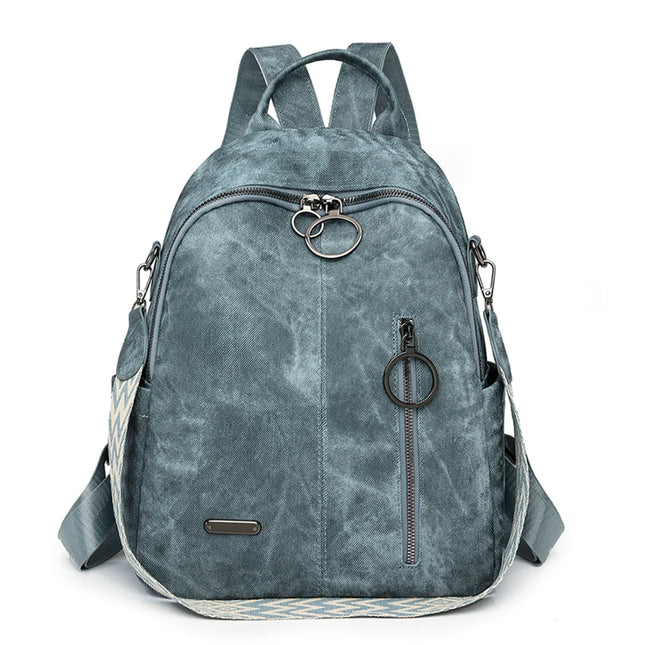 Damen Lederrucksack – Stylischer Daypack für Alltag & Schule