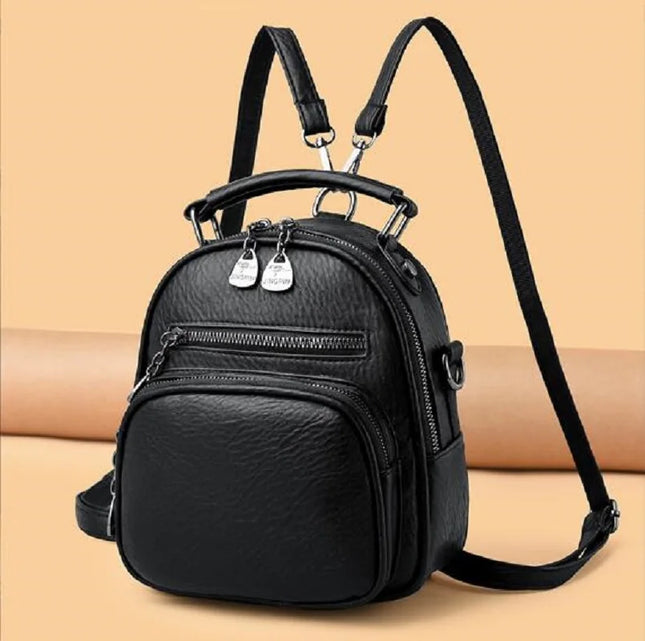 Kleiner Damen Lederrucksack – Vielseitige Umhängetasche