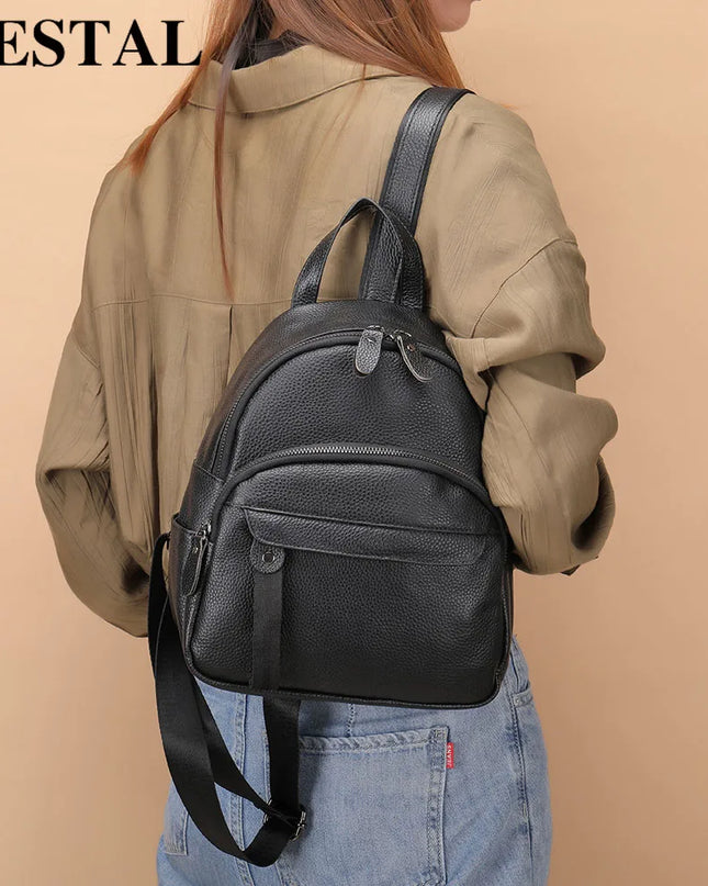 WESTAL Leder Rucksack Damen: Laptop, Schule & Diebstahlschutz