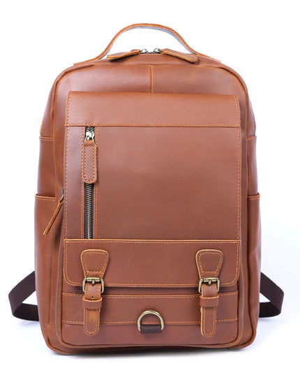 Vintage Leder Rucksack für Laptop & Reisen | Crazy-Horse Leder