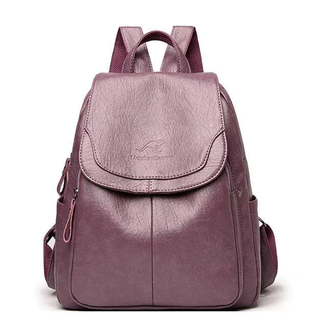 Damen Leder Rucksack: Weicher City-Begleiter für Frauen & Teenager