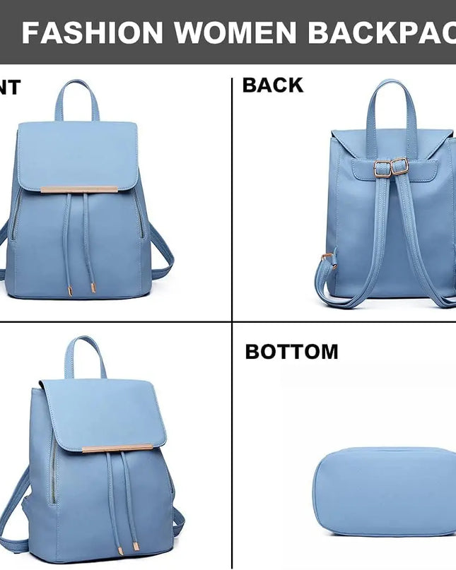 Miss Lulu Rolltop Rucksack: Dein stylischer Leder Rucksack für Stadt & Schule