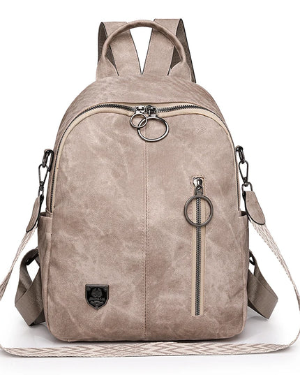 Retro Lederrucksack Damen: Weich, geräumig & vielseitig für 2024