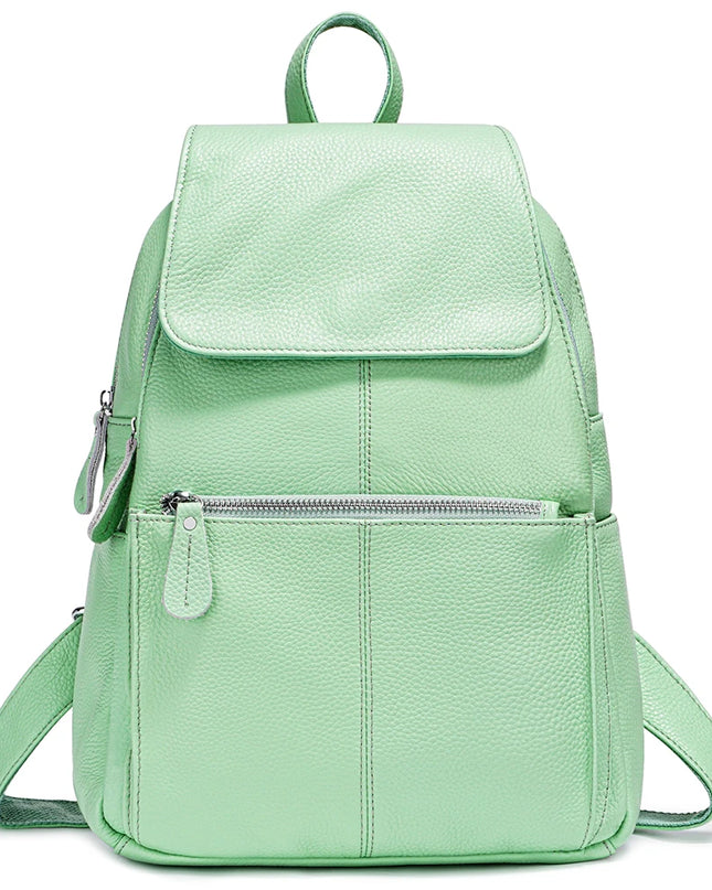 Eleganter Damen Lederrucksack: Viel Platz & sicher unterwegs