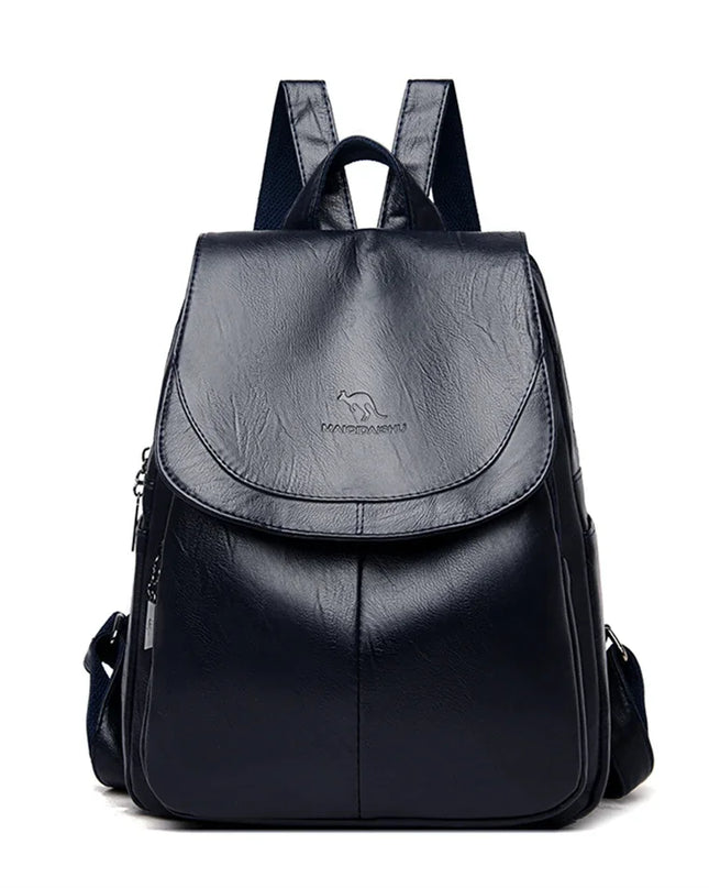 Vintage Lederrucksack Damen – Groß & Praktisch für Alltag
