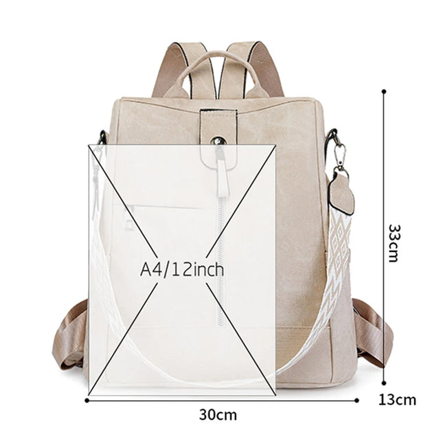Damen Leder Rucksack: Leicht, stilvoll & diebstahlsicher für unterwegs