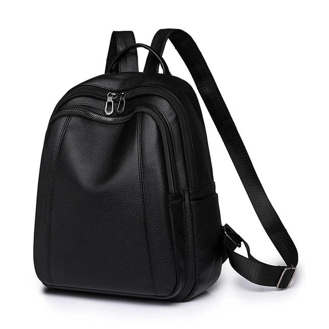 Vintage Leder Rucksack Damen – Groß, für Alltag & Reise