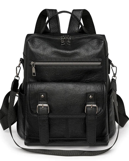 Dein Retro Lederrucksack für Damen: Weich, geräumig & funktional