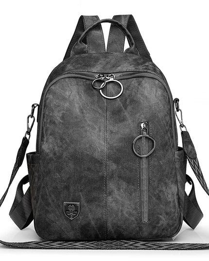 Retro Lederrucksack Damen: Vielseitig, geräumig & stilvoll für 2024
