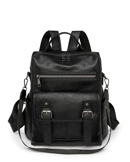 Retro Lederrucksack Damen: Weich, geräumig & vielseitig für Alltag