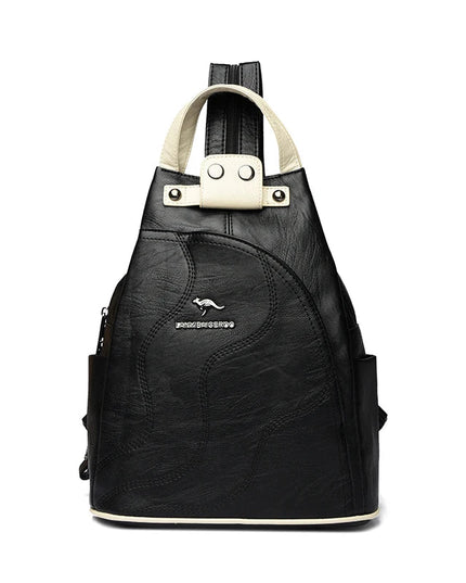 Vielseitiger Damen Lederrucksack – Ideal für Reise & Alltag