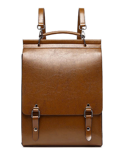Damen Leder Rucksack & Umhängetasche aus Echtleder für Laptop & Alltag