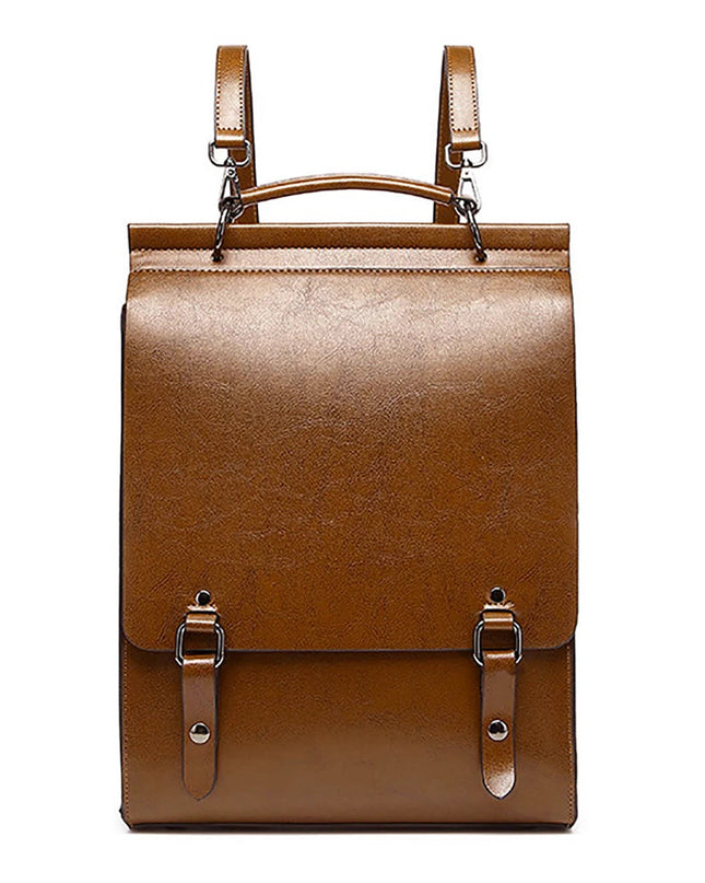 Damen Leder Rucksack & Umhängetasche aus Echtleder für Laptop & Alltag