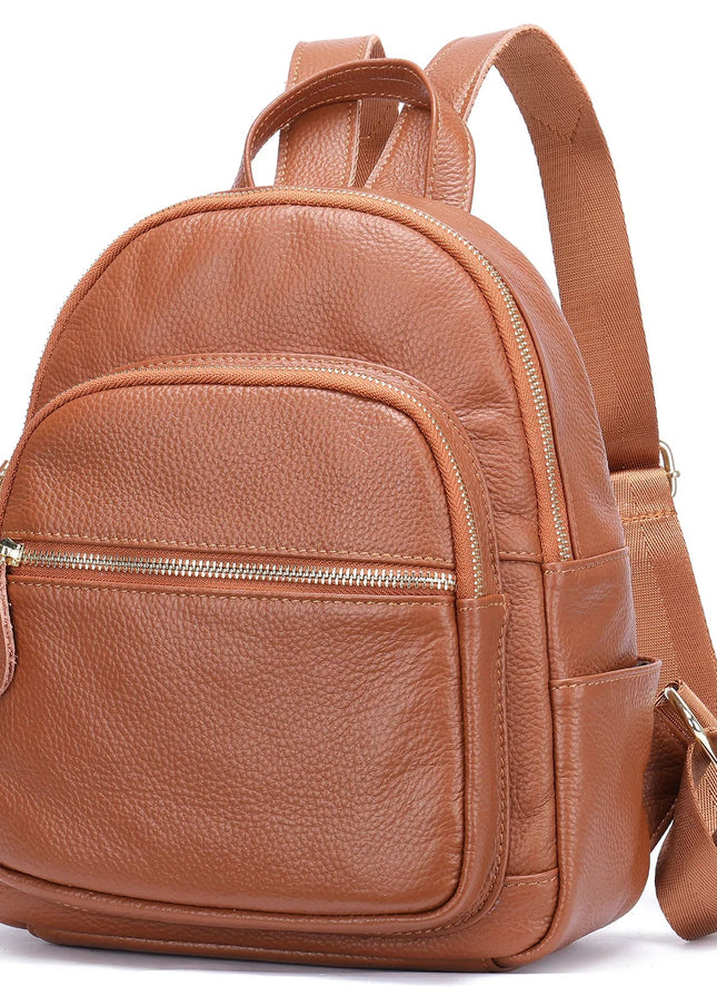 Damen Lederrucksack für Laptop – Sicher & Wasserfest