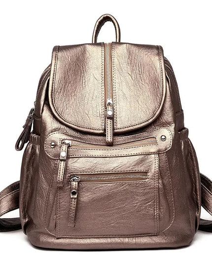 Vintage Lederrucksack für Damen – Dein Begleiter für Alltag & Reise