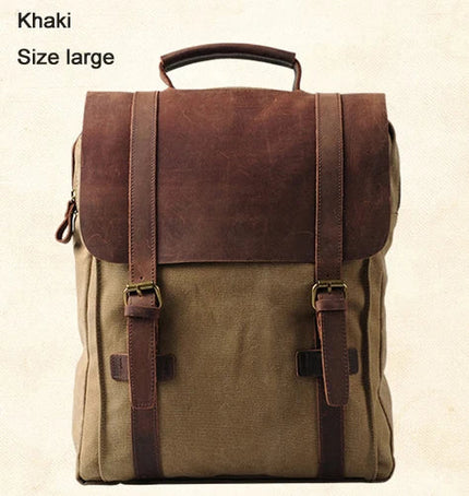 Leder Rucksack für Alltag & Schule – Robust und Stilvoll