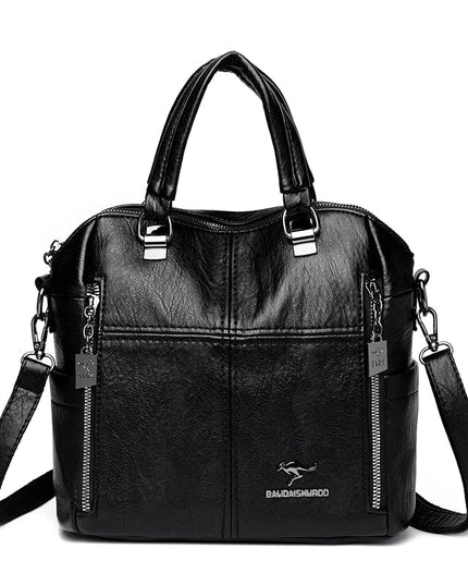 Vielseitiger Leder Rucksack für Damen – Dein Begleiter für Alltag & Reise