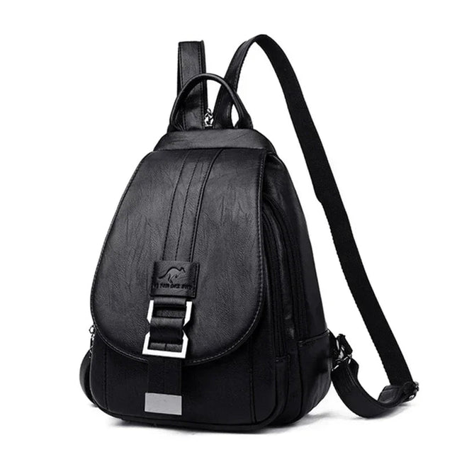 Vintage Leder Rucksack Damen – Multifunktional für Schule & Reise