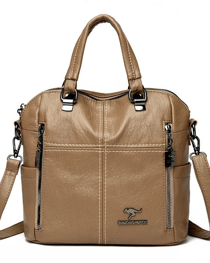 Vielseitiger Leder Rucksack Damen – Ideal für Alltag & Reise