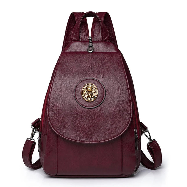 Kleiner Leder Rucksack Damen: Weich, retro & vielseitig für jeden Tag