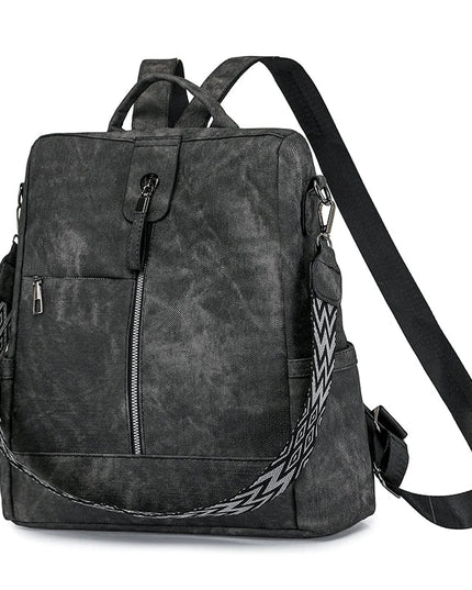 Damen Leder Rucksack – Leicht & Diebstahlsicher für Alltag & Reise