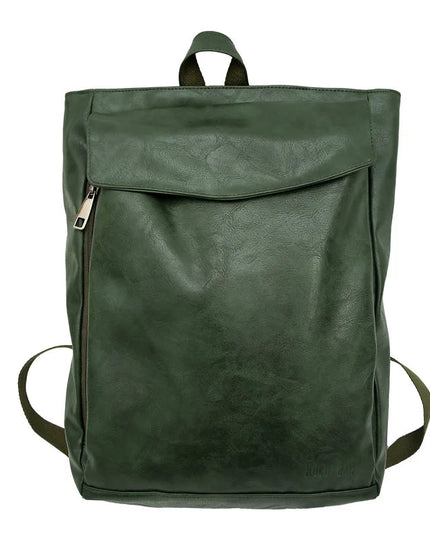 Vintage Leder Rucksack Damen – Y2K Mode für Reise & Schule