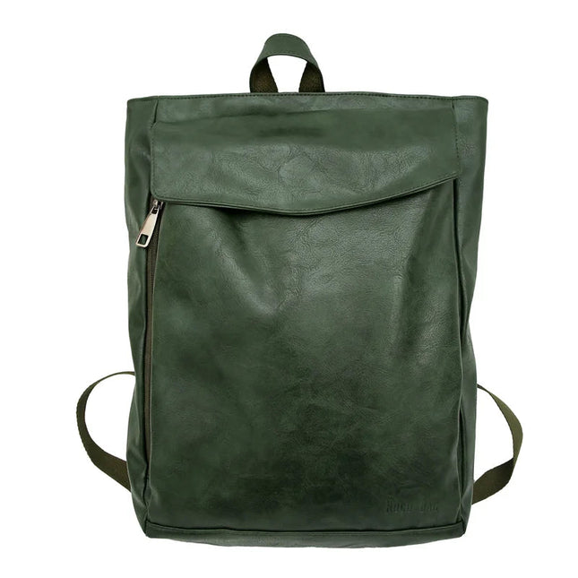 Vintage Leder Rucksack Damen – Y2K Mode für Reise & Schule