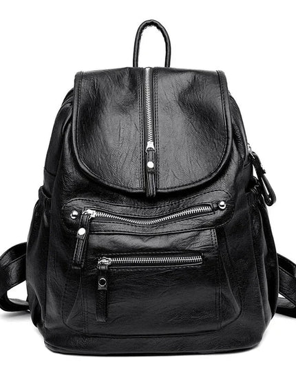 Vintage Lederrucksack für Damen – Stilvoll für Alltag & Reise