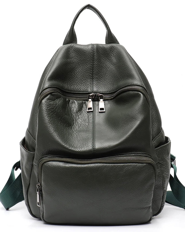 Weicher Lederrucksack für Damen & Herren – Vielseitig & Geräumig