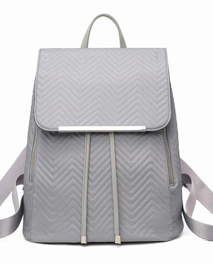 Miss Lulu Damen Lederrucksack – Eleganter Rolltop für Stadt & Schule