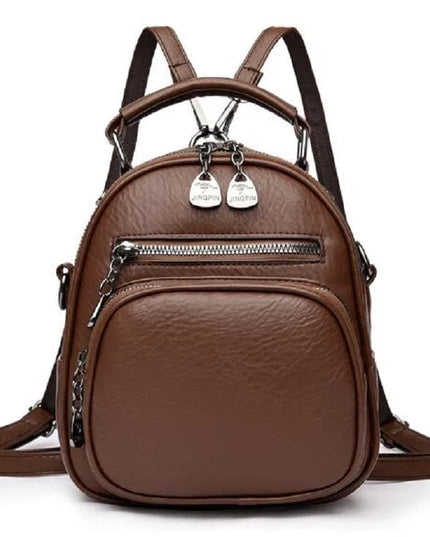 Weicher Lederrucksack für Damen: Klein & vielseitig tragbar