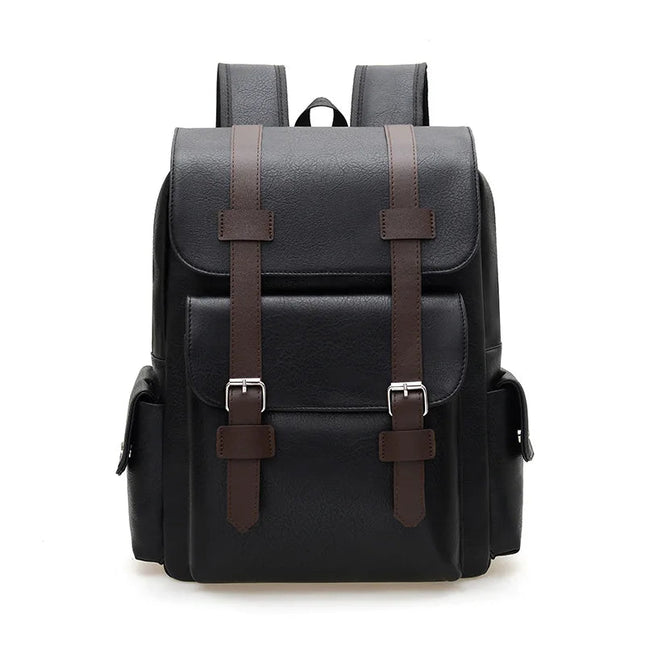 Vintage Rucksack im Leder-Look mit Schnallen – Dein Begleiter für unterwegs