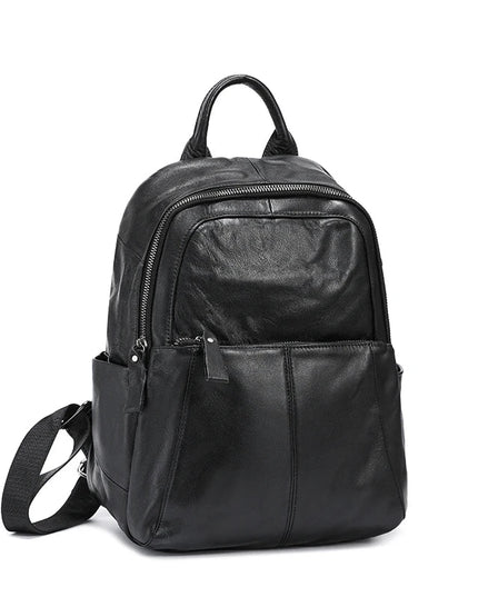 Lederrucksack Damen aus weichem Rindsleder für Alltag & Reise