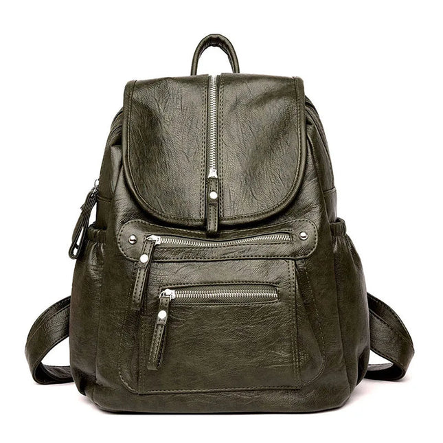 Vintage Lederrucksack für Damen – Stilvoll für Alltag & Reisen