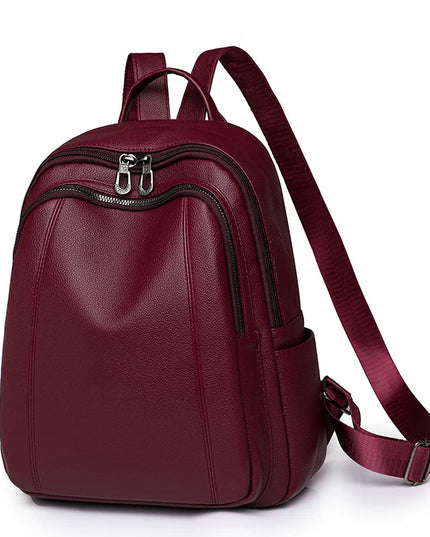 Vintage Lederrucksack Damen – Groß & Praktisch für Alltag & Reise