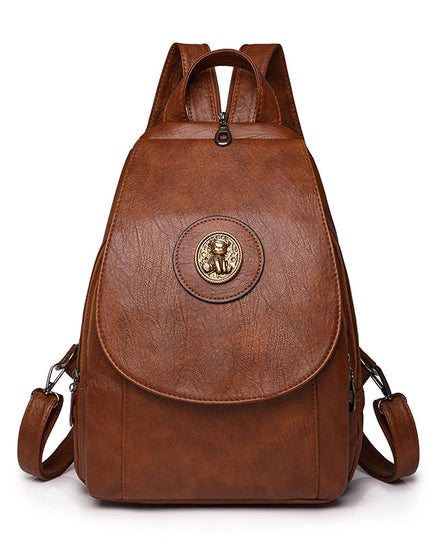Weicher Leder Rucksack Damen | Klein, Retro & Vielseitig