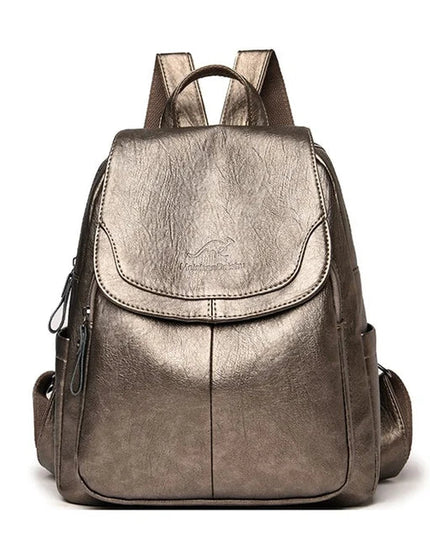 Vintage Leder Rucksack Damen – Groß, Vielseitig für Alltag & Reise