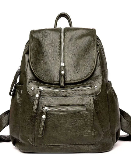 Vintage Lederrucksack für Damen – Dein Begleiter für Alltag & Reise