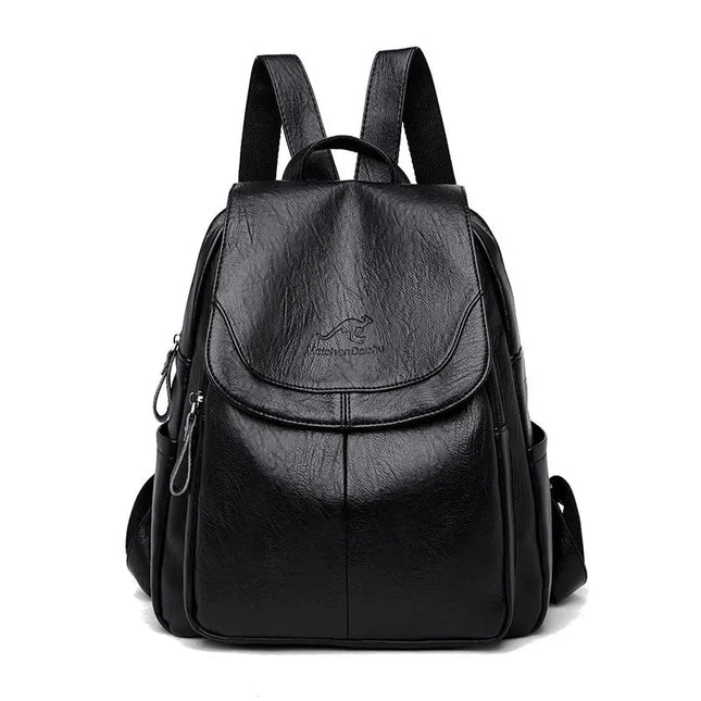 Damen Lederrucksack weich im Vintage-Stil – Ideal für Reise & Alltag