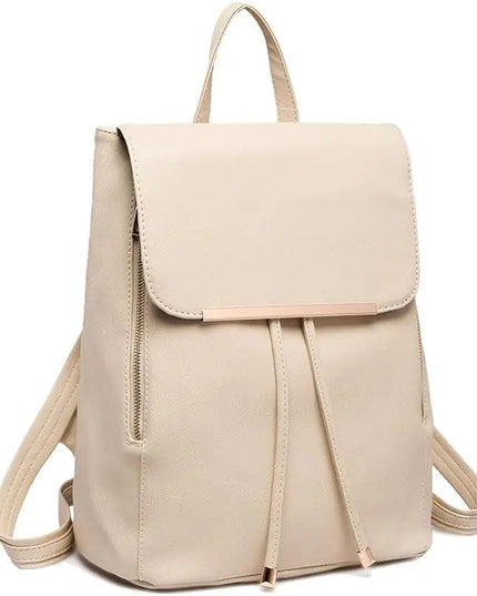 Miss Lulu Rolltop Lederrucksack für Damen – Stilvoll & Praktisch